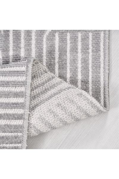 Rank Koleksiyonu 6113K Özel Ölçü Modern Jakarlı Dokuma Yıkanabilir Tozsuz Kilim Yolluk