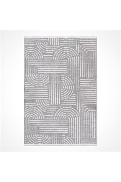 Rank Koleksiyonu 6113K Özel Ölçü Modern Jakarlı Dokuma Yıkanabilir Tozsuz Kilim Yolluk