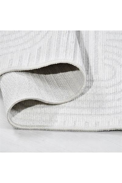 Rank Koleksiyonu 6118K Özel Ölçü Modern Jakarlı Dokuma Yıkanabilir Tozsuz Kilim Yolluk