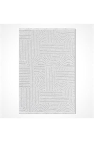 Rank Koleksiyonu 6118K Özel Ölçü Modern Jakarlı Dokuma Yıkanabilir Tozsuz Kilim Yolluk