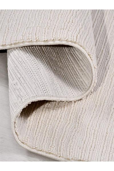 Ruse RP01 Krem Tozmaz Havsız Salon Halısı Antre Mutfak Halısı Yatak Odası Halı Yolluk