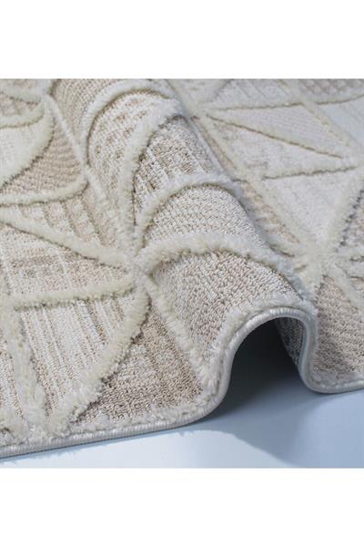 Sanromeo Yuvarlak 2201 Yumuşacık Tozsuz Salon Koridor Antre Kolay Silinir Halı Yolluk Kilim