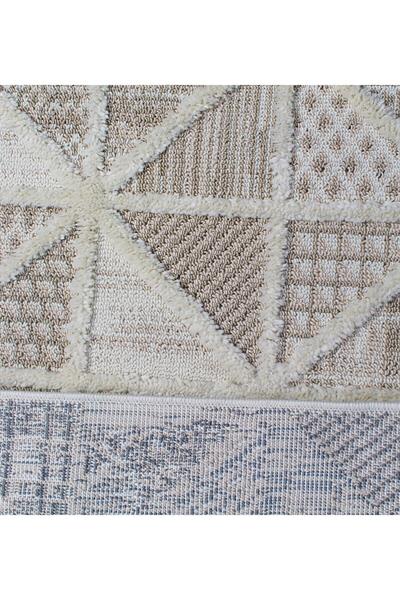 Sanromeo Yuvarlak 2201 Yumuşacık Tozsuz Salon Koridor Antre Kolay Silinir Halı Yolluk Kilim