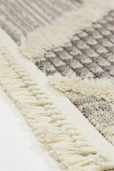 Sanromeo Yuvarlak 2202 Yumuşacık Tozsuz Salon Koridor Antre Kolay Silinir Halı Yolluk Kilim