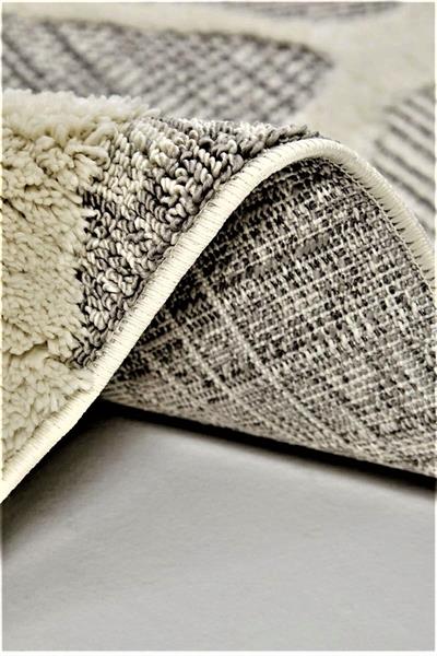 Sanromeo Yuvarlak 2202 Yumuşacık Tozsuz Salon Koridor Antre Kolay Silinir Halı Yolluk Kilim