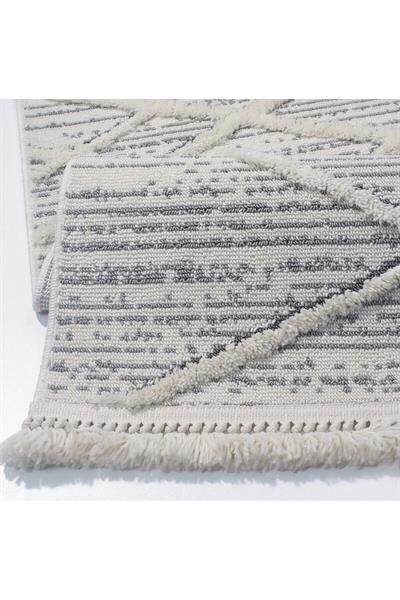Sanromeo Yuvarlak 2204 Yumuşacık Tozsuz Salon Koridor Antre Kolay Silinir Halı Yolluk Kilim