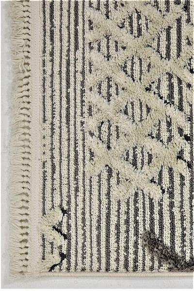 Sanromeo Yuvarlak 2205 Yumuşacık Tozsuz Salon Koridor Antre Kolay Silinir Halı Yolluk Kilim