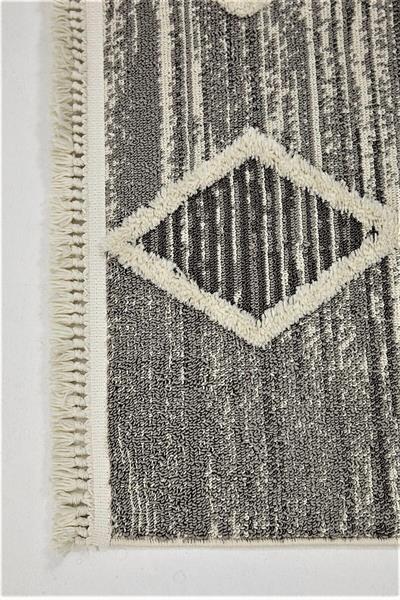 Sanromeo Yuvarlak 2206 Yumuşacık Tozsuz Salon Koridor Antre Kolay Silinir Halı Yolluk Kilim