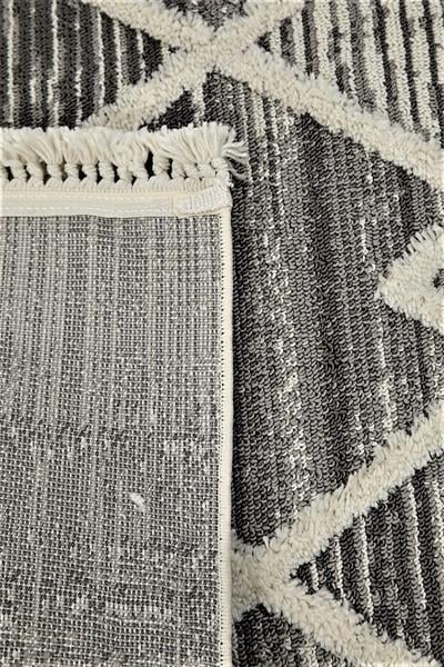 Sanromeo Yuvarlak 2206 Yumuşacık Tozsuz Salon Koridor Antre Kolay Silinir Halı Yolluk Kilim