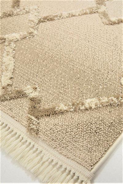 Sanromeo Yuvarlak 2208 Yumuşacık Tozsuz Salon Koridor Antre Kolay Silinir Halı Yolluk Kilim
