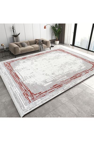 Sateen Koleksiyonu 6409K Akrilik Sık Dokuma Yumuşak Salon Koridor Mutfak Halısı