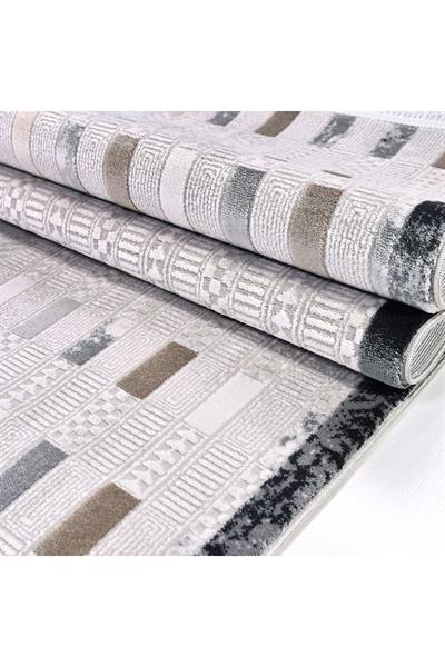 Stones Koleksiyonu 17191 Triko Akrilik Yumuşak Tuşe Salon Mutfak Antre Halı Yolluk