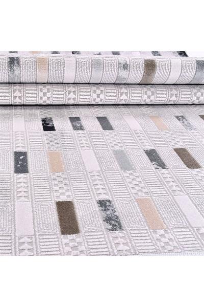 Stones Koleksiyonu 17191 Triko Akrilik Yumuşak Tuşe Salon Mutfak Antre Halı Yolluk