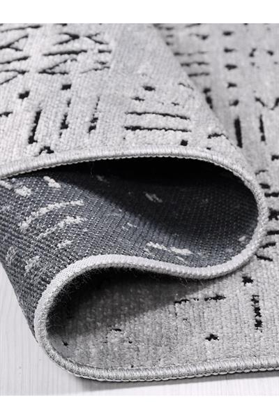 Veja 8015s Gri Tozsuz Kaydırmaz Iskandinav Natural Sönil Salon Mutfak Antre Kilim Yolluk