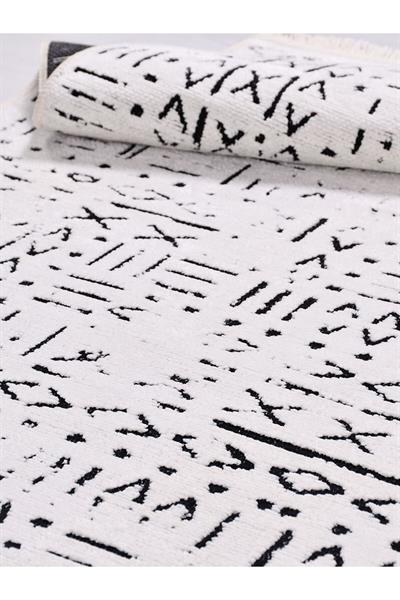 Veja 8016s Antrasit Tozsuz Kaydırmaz Iskandinav Natural Sönil Salon Mutfak Antre Kilim Yolluk