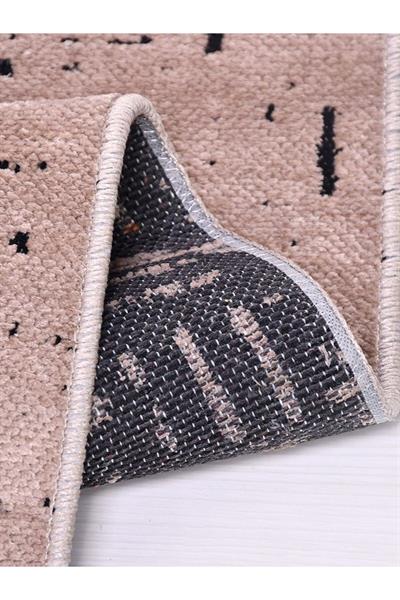 Veja Koleksiyonu 8011s Bej Tozsuz Kaydırmaz Iskandinav Natural Sönil Salon Mutfak Antre Kilim Yolluk