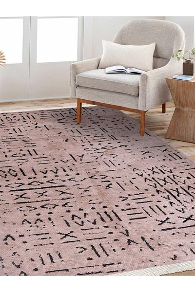 Veja Koleksiyonu 8011s Bej Tozsuz Kaydırmaz Iskandinav Natural Sönil Salon Mutfak Antre Kilim Yolluk