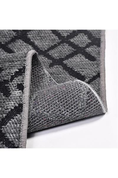 Yuvarlak Modern Şönil Kilim Jakarlı Dokuma Özel Ölçü Yuvarlak Kilim Halı Yolluk