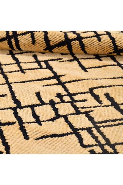 Yuvarlak Modern Şönil Kilim Jakarlı Dokuma Özel Ölçü Yuvarlak Kilim Halı Yolluk