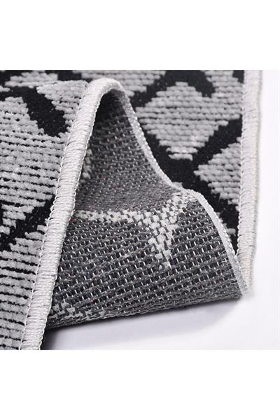 Yuvarlak Modern Şönil Kilim Jakarlı Dokuma Özel Ölçü Yuvarlak Kilim Halı Yolluk