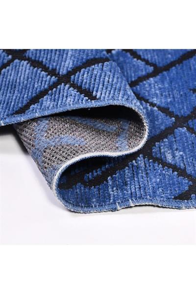 Yuvarlak Modern Şönil Kilim Jakarlı Dokuma Özel Ölçü Yuvarlak Kilim Halı Yolluk