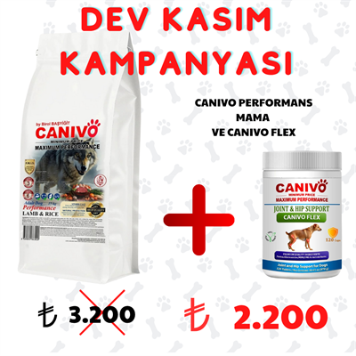 CANIVO Performans Köpek Maması 15 KG + Canivo Flex