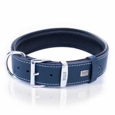 Doggie Yumuşak Firstclass Deri Köpek Boyun Tasması Royalblue 4x47-55 Cm