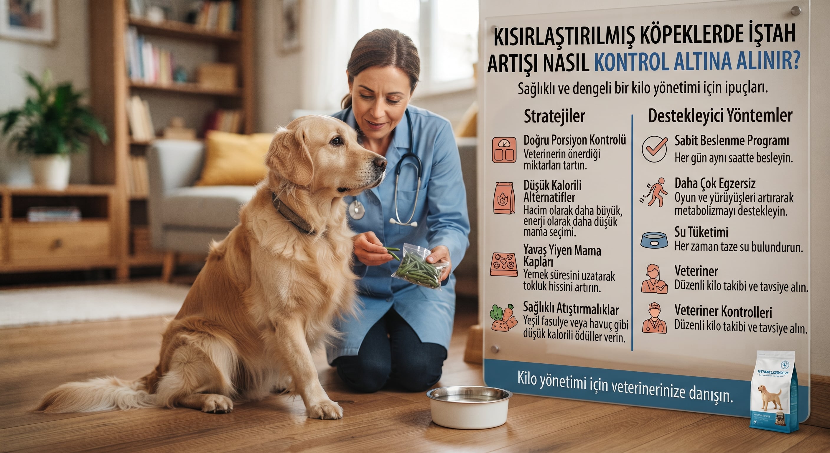 kısırlaştırılmış köpeklerde iştah artışı ve kilo kontrolü rehberi