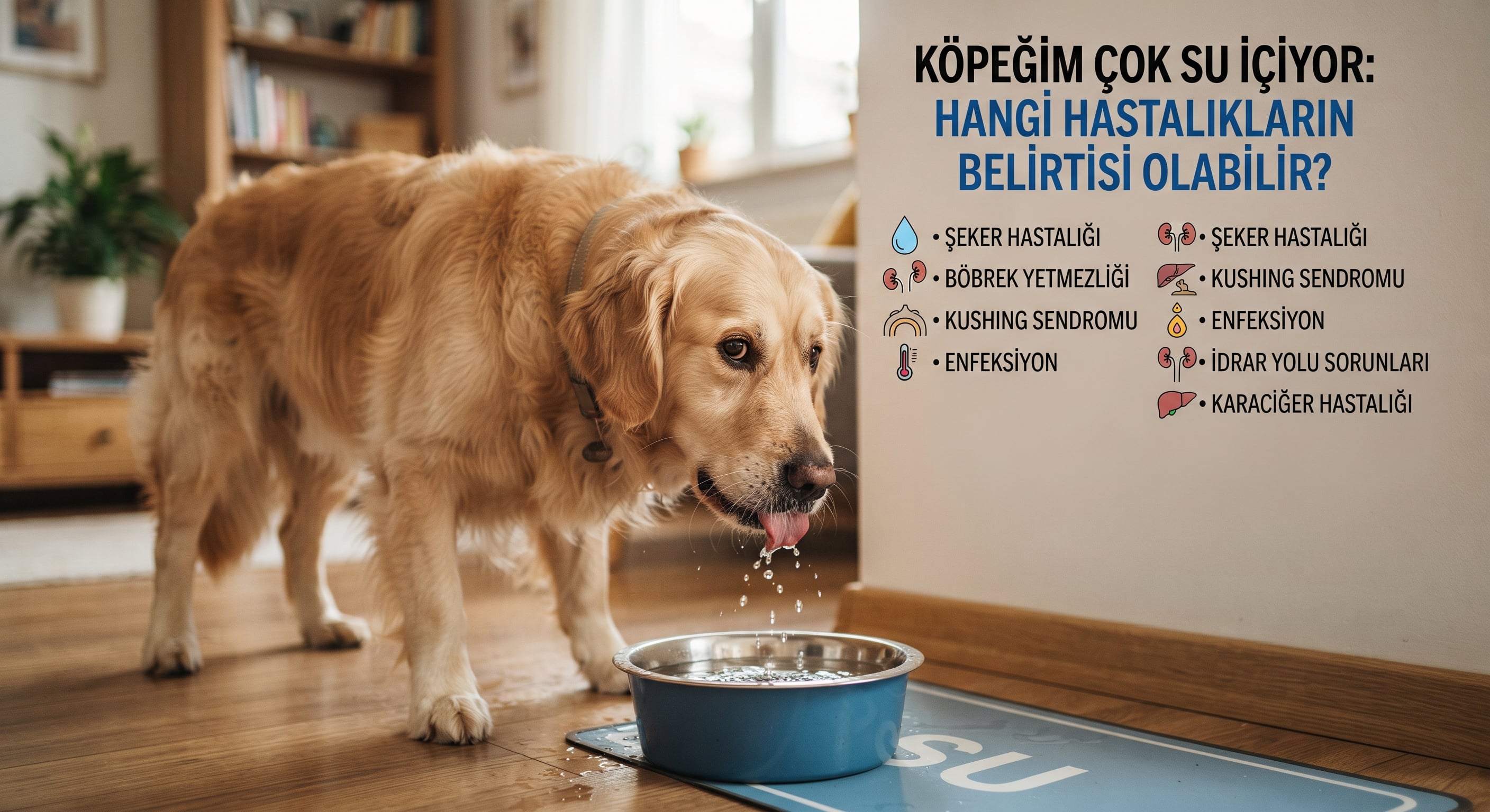 köpeğin çok su içmesi nedenleri ve olası hastalıklar rehberi