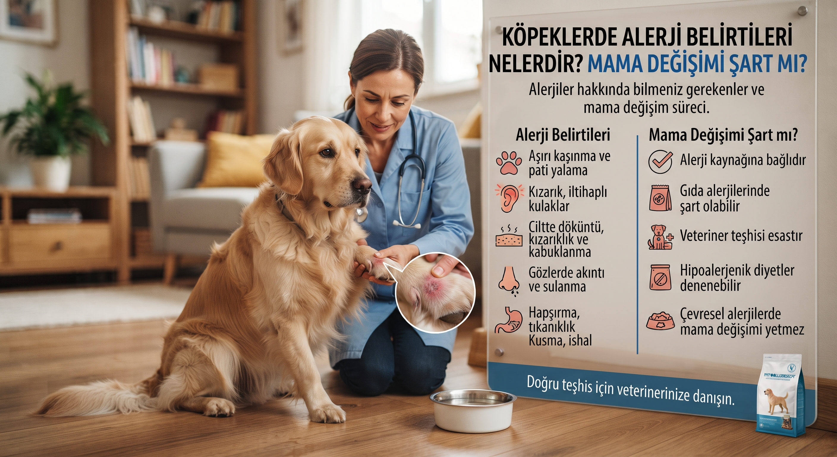 köpeklerde alerji belirtileri ve mama değişimi rehberi