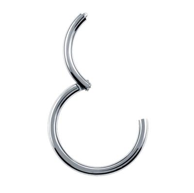 6 mm Silver Cerrahi Çelik Düz Halka Tragus Piercing Helix Kıkırdak Rook Daith
