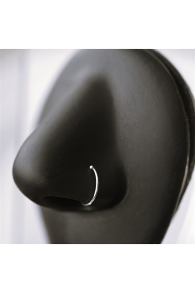 925 Ayar Gümüş Sıkıştırmalı Halka Hızma Delik Gerektirmeyen Hızma Fake Piercing