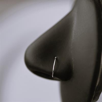 925 Ayar Gümüş Sıkıştırmalı Halka Hızma Delik Gerektirmeyen Hızma Fake Piercing
