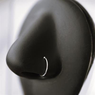 925 Ayar Gümüş Sıkıştırmalı Halka Hızma Delik Gerektirmeyen Hızma Fake Piercing