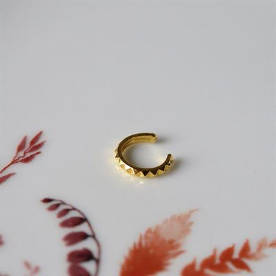 Altın Kaplama Gold İnce Earcuff Sıkıştırma Kıkırdak