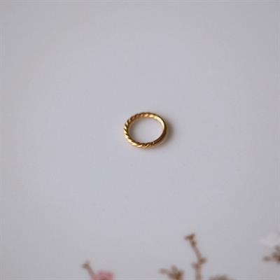 Cerrahi Çelik Gold Burgu Tragus Helix Piercing Kıkırdak