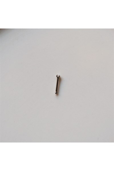 Cerrahi Çelik Gümüş Renk Minik Tektaş Burun Piercing Tektaş Hızma