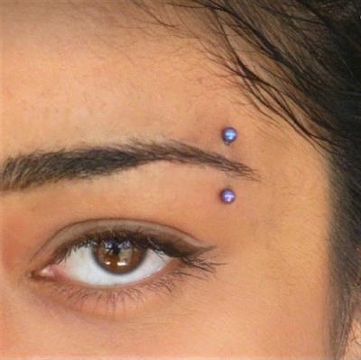 Cerrahi Çelik Hologram Renkli Renkli Kaş Piercingi 8 mm
