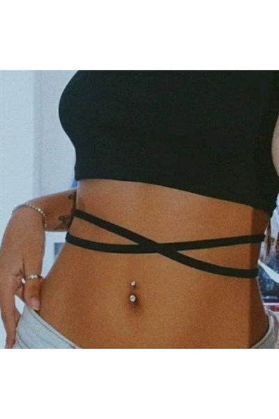 Cerrahi Çelik Küçük Taşlı Göbek Piercingi Silver Renk Minimal Ürün
