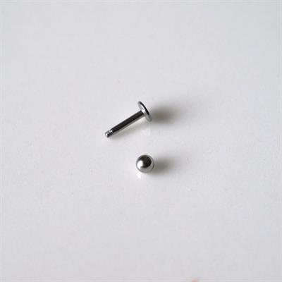 Cerrahi Çelik Top Piercing Tragus Helix Lob Conch Kııkırdak 6 mm Silver Renk
