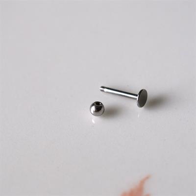 Cerrahi Çelik Top Piercing Tragus Helix Lob Conch Kııkırdak 8 mm Silver Renk