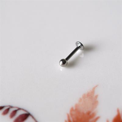 Cerrahi Çelik Top Piercing Tragus Helix Lob Conch Kııkırdak 8 mm Silver Renk