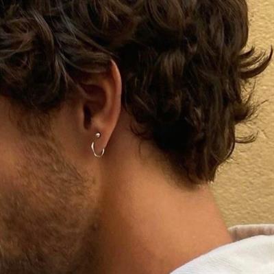 Cerrahi Çelik Top Piercing Tragus Helix Lob Conch Kııkırdak 8 mm Silver Renk