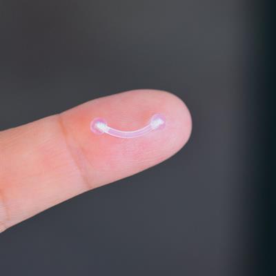 Çok Hafif Esnek Piercing Alerji Yapmayan Bioplast Piercing Silikon Piercing Tragus Helix Kıkırdak