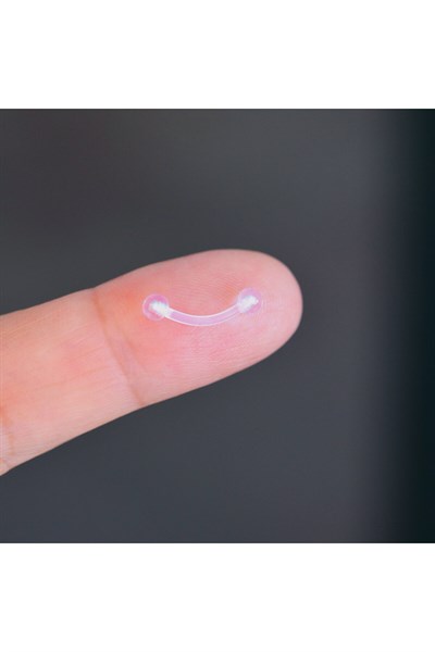 Çok Hafif Esnek Piercing Alerji Yapmayan Bioplast Piercing Silikon Piercing Tragus Helix Kıkırdak