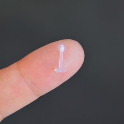 Çok Hafif Esnek Piercing Alerji Yapmayan Bioplast Piercing Görünmez Piercing