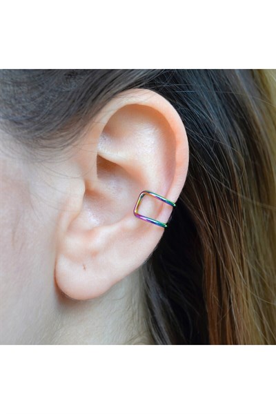 Deliksiz Çelik Piercing Kulak, Dudak ve Burun İçin 316 L Çelik Düz Geçirmeli Deliksiz Unisex