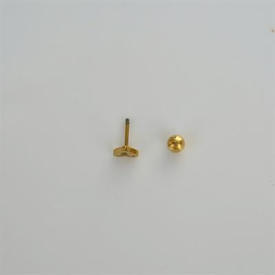 Gold Çelik Kalp Model Helix Piercing