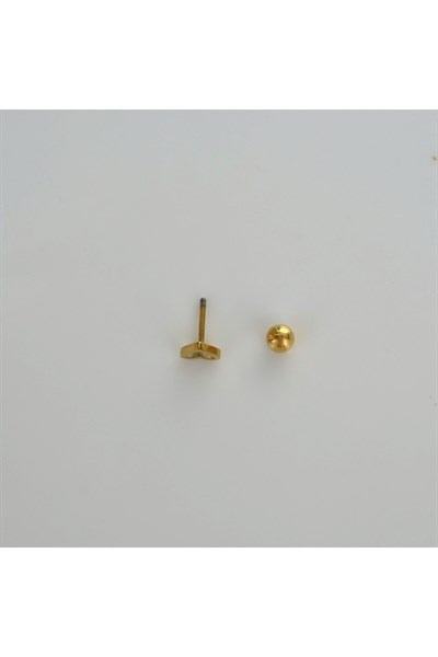 Gold Çelik Kalp Model Helix Piercing