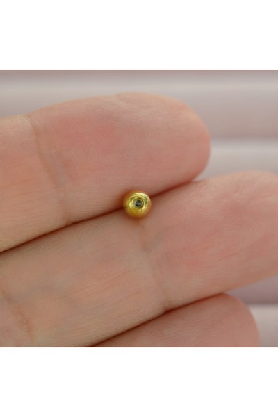 Gold Çelik Piercing Topu 1 Adet